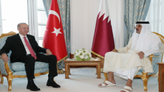 استقبال حافل للرئيس التركي في قطر