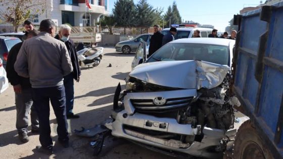 حادث بين أربع سيارات إحداها سورية في كلس
