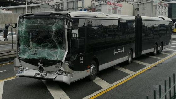 7 جـ .ـرحى بحادث حافلة متروبوس في إسطنبول