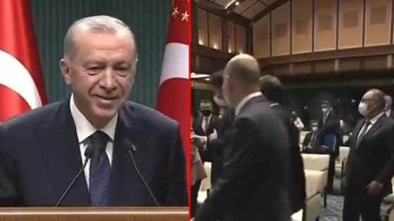 الرئيس أردوغان يوجه عتاب للحضور أثناء تصريحاته يوم أمس (فيديو)