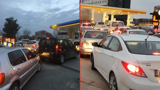 هل هناك أزمة قادمة؟.. طوابير من السيارات أمام محطات الوقود في تركيا (فيديو)