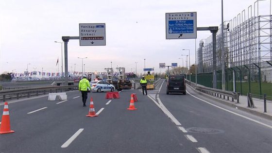 إغلاق بعض الطرق أمام حركة المرور بولاية إسطنبول في هذا التاريخ !!