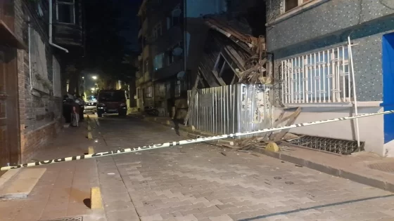 انهيار مبنى في اسطنبول