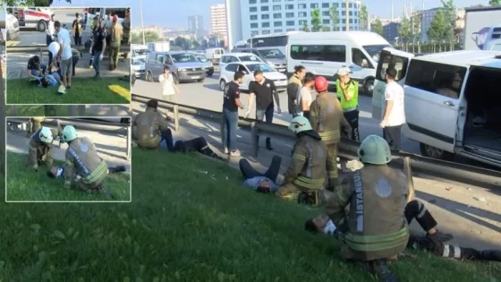 حادث مروري في ولاية إسطنبول يسفر إلى وقوع جرحى