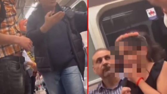 مواطن تركي يشـ.ـ تم عائلة سورية و يصرخ عليها داخل ميترو مرمراي في اسطنبول (فيديو)