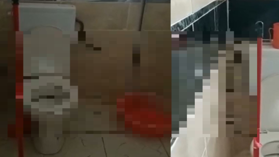 مواطن تركي يصدم من طول الثعبان الذي خرج من حمامه (فيديو)