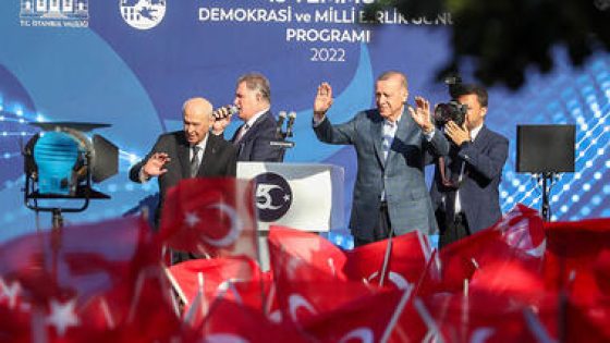 الرئيس أردوغان يبدأ بإلقاء كلمته بمناسبة الذكرى السادسة لمحاولة انقلاب 15 تموز الفاشلة
