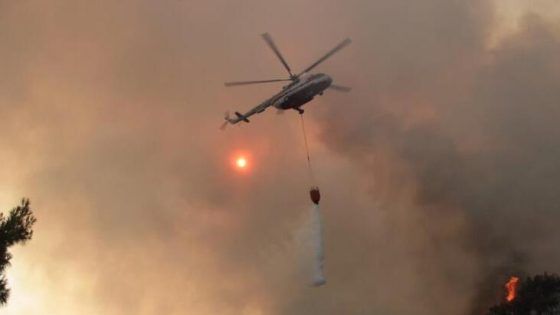 الأرصاد الجوية التركية تحذر من الكارثة التي ستتبع حادثة الحرائق في ولاية موغلا