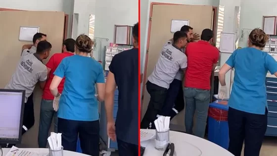 أقارب أحد المرضى يحاولون اقتحام غرفة الأطباء في أحد مستشفيات ولاية باتمان (فيديو)
