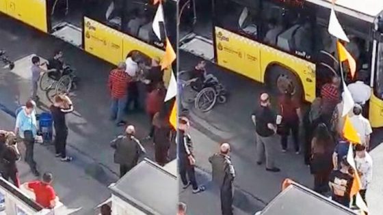 حدث يغضب تركيا.. سائق حافلة تركي يرفض صعود شاب من ذوي الإحتياجات الخاصة لحافلته (فيديو)