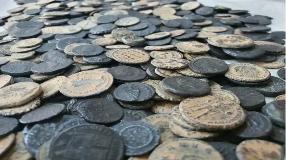 السلطات التركية تضبط كميات كبيرة من العملات المعدنية الأثرية في ولاية هاتاي