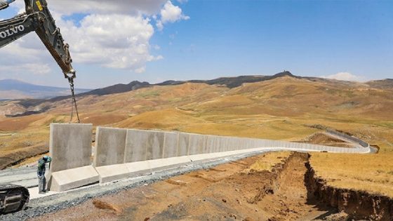 بطول 64 كيلومترا استكمال جدار حدودي بين تركيا وإيران