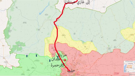 قريباً جداً… السفر بين حلب ومدينة اعزاز بريفها الشمالي سيكون خلال ساعة فقط كما كان في السابق