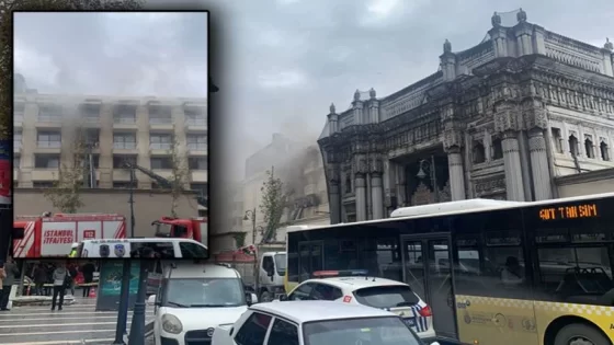 عاجل: اندلاع حريق في قصر تشيرغان بإسطنبول (فيديو)