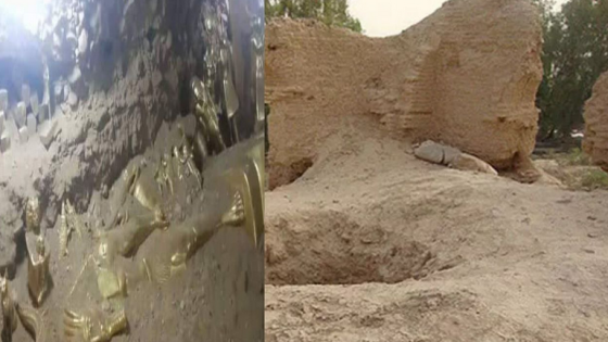 كنز ذهبي لايقدر بثمن عمره 10 آلاف عام.. عرب يعثرون على كنز و يختفي من بين أيديهم ! (صور)