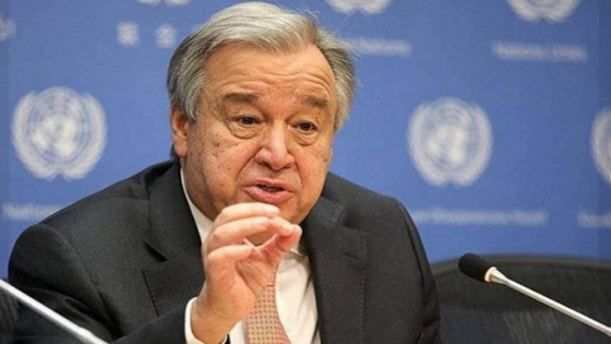 عاجل الأمين العام للأمم المتحدة: معاناة الشعب السوري تفوق الوصف