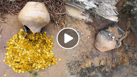 جرة فخارية ملئية بالقطع الذهبية.. اكتشاف كنز كبير في سوريا