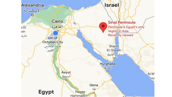 غضب واسع… ما حقيقة حذف اسم سيناء من خريطة مصر؟(شاهد)