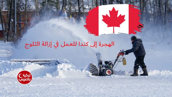 رابط التقديم على الهجرة إلى كندا للعمل في إزالة الثلوج براتب 50 دولار كل ساعة