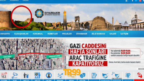 حزب “المساواة الشعبية والديمقراطية” يزيل العلم التركي من الموقع الرسمي لبلدية ديار بكر الكبرى! (صور)