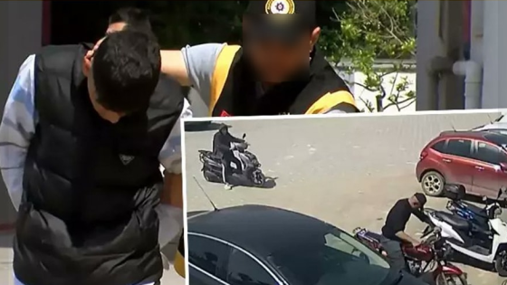 سرقة دراجة نارية مسروقة في ولاية الصفر بير تصبح موضوع اهتمام بعد حادث غريب في مطعم بأضنة (فيديو)