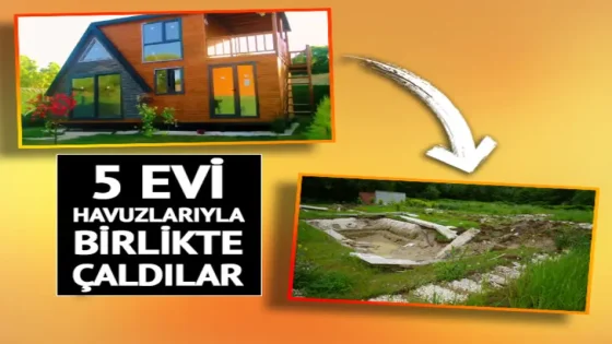 حدث أغرب من الخيال.. سرقة 5 منازل مع أحواض سباحة في تركيا .. وأصحاب المنازل في حالة من الصدمة (فيديو)