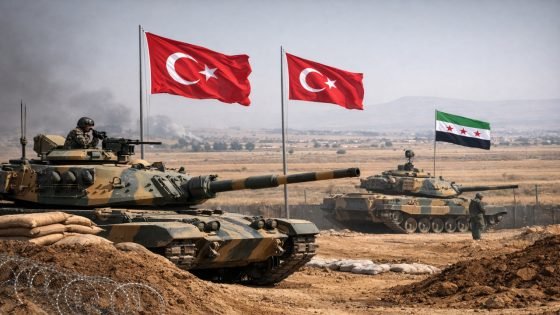 تعزيزات عسكرية تركية ضخمة على الحدود مع سوريا