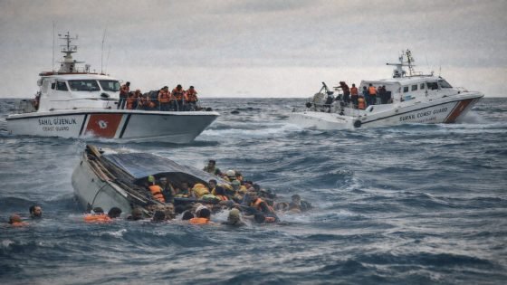 غرق زورق مهاجرين